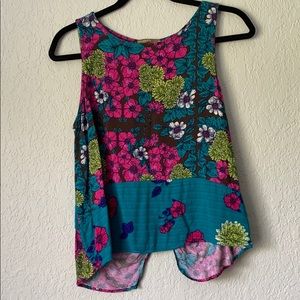 Floral Shirt | Open Back